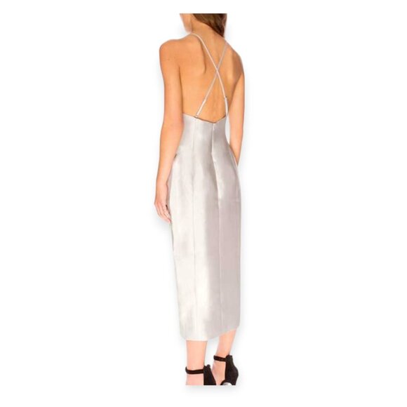 Keepsake Billboard Pencil Dress in silver size‎ L - Picture 2 of 14